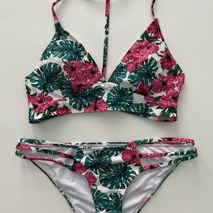 Cabana del Sol floral medium swimsuit